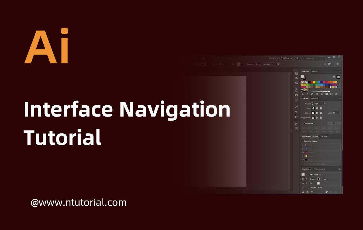 Illustrator Interface Navigation Tutorial: 5-Minute Guide to Layer Manipulation and Tool Usage